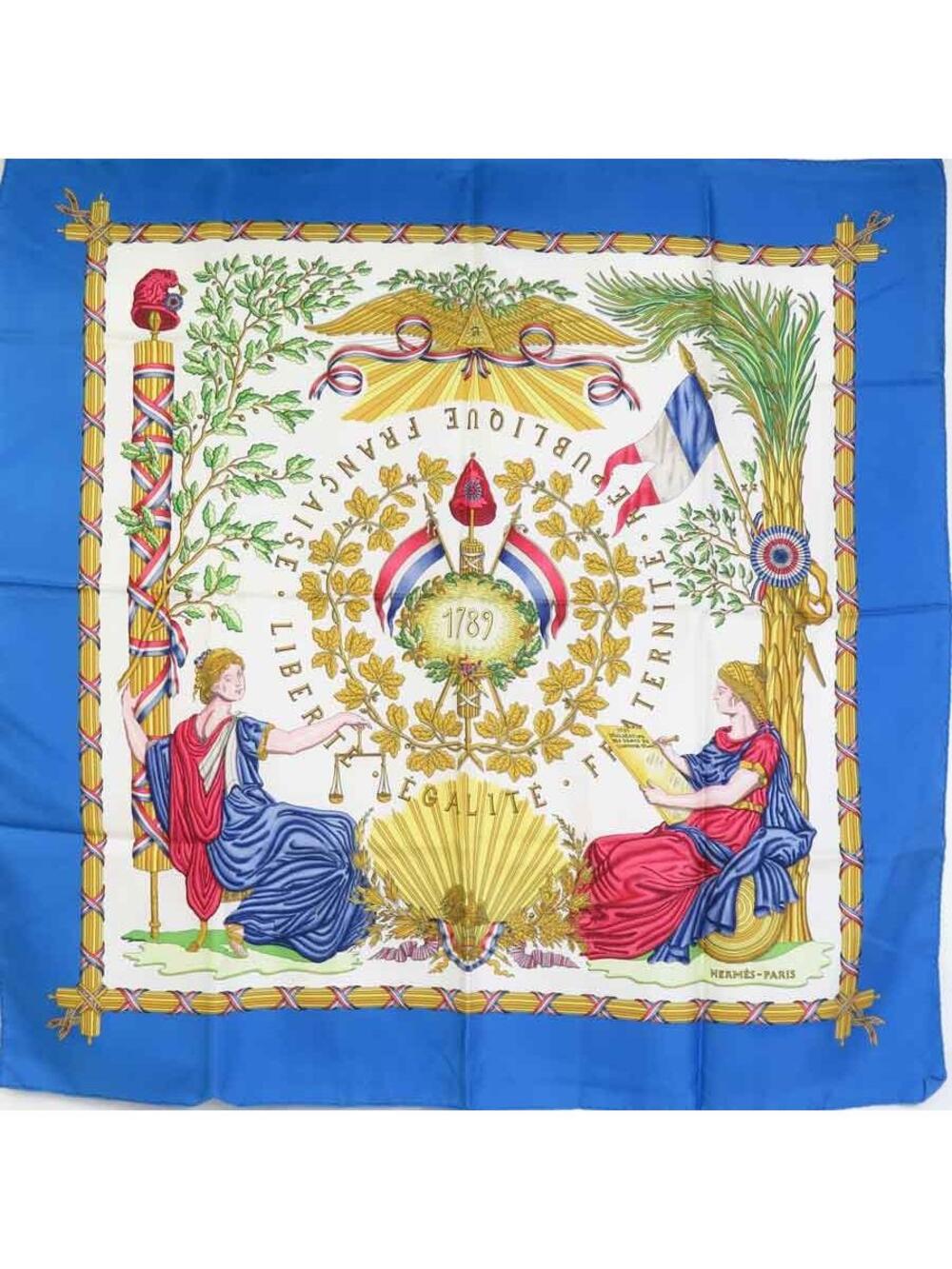 Auth Hermes Carre 90 Scarf #345744H26B